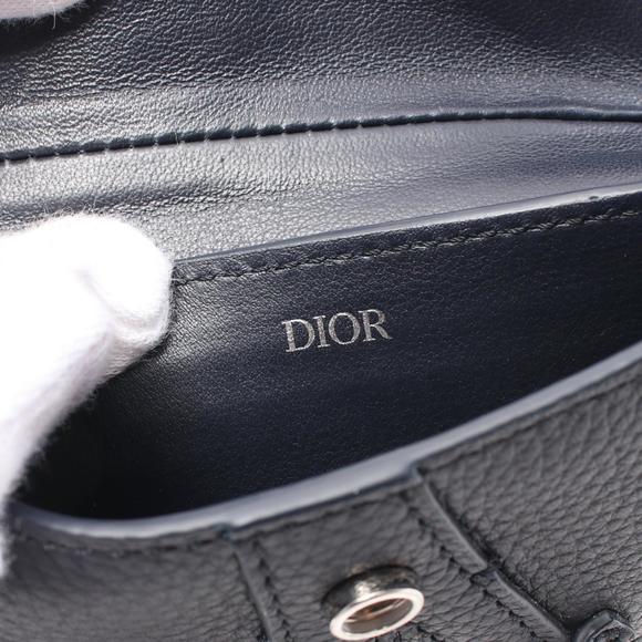 Dior Saddle Coin Case Wallet Navy Blue - Picture 4 of 7